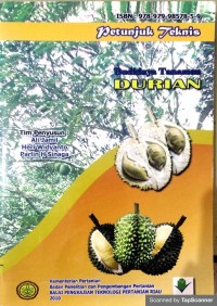 Petunjuk TeknisBudidaya Tamanaman Durian