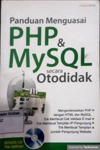 Image of PANDUAN MENGUASAI PHP & MYSQL SECARA OTODIDAK