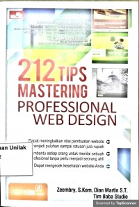 212 tips mastering professional web design