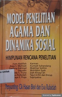 Model Penelitian Agama dan Dinamika Sosial