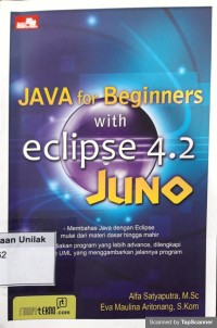 Image of Java for beginners with eclipse 4.2 Juno