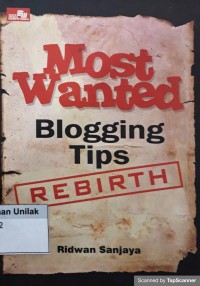 Most Wanted Blogging Tips Rebirth