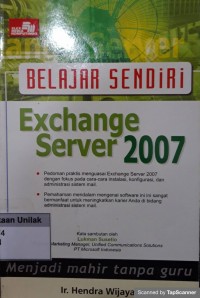 Belajar sendiri exchange server 2007