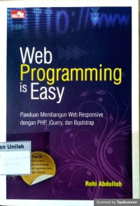 Web programming is easy