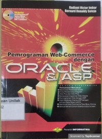 Pemrograman web commerce dengan oracle & asp