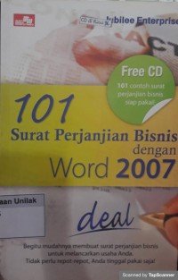 101 SURAT PERJANJIAN BISNIS DENGAN WORD 2007
