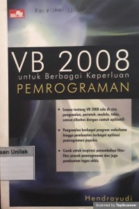 Vb 2008 untuk berbagai keperluan pemrograman