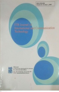 ITB Journal of Internationql and Communication Technology