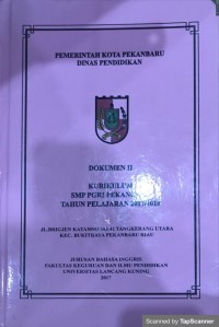 DOKUMEN II Kurikulum SMP PGRI Pekanbaru Tahun Pelajaran 2017/2018