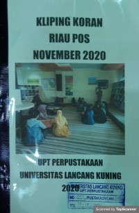 Kliping koran Riau Pos November 2020