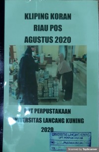 Kliping koran Riau Pos Agustus 2020