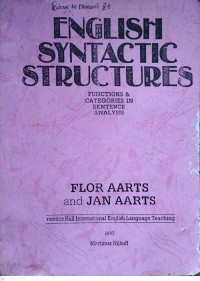English syntactic structures