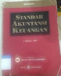 Standar Akuntansi Indonesia
