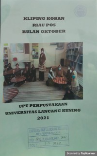 Kliping koran Riau Pos bulan Oktober tahun 2021