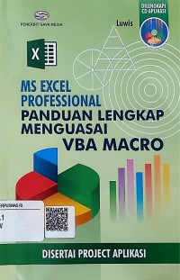 Ms Excel professional panduan lengkap menguasain VBA macro