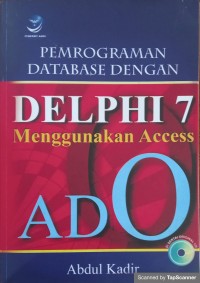 Pemrograman database dengan delphi 7 menggunakan access ado