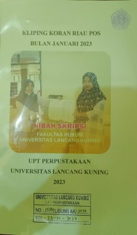 Kliping Koran Riau Pos Bulan Januari 2023