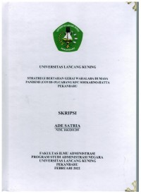 Stratregi bertahan gerai waralaba di masa pandemi (covid-19) cabang Kfc Soekarno-Hatta Pekanbaru