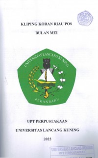 Kliping Koran Riau Pos Bulan Mei 2022
