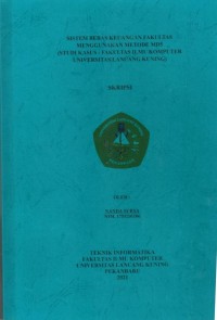 Sistem Bebas Keuangan Fakultas Menggunaka Metode MD5 (StudiKasus : Fakultas Ilmu Komputer Universitas Lancang Kuning)