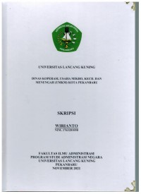 Dinas koperasi,usaha mikro,kecil dan menengah (umkm) kota Pekanbaru